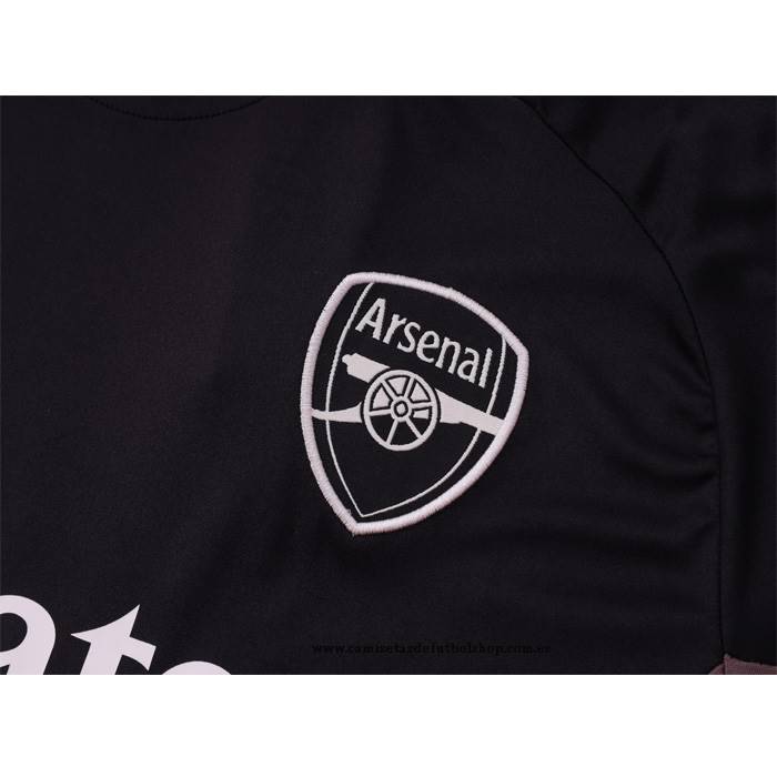 Chandal del Arsenal 24-25 Manga Corta Gris Oscuro - Pantalon Corto